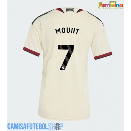 Camisa de time de futebol Manchester United Mason Mount #7 Replicas 3º Equipamento Feminina 2026-27 Manga Curta